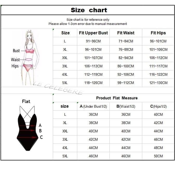 4XL Large Big Plus Size Swimwear For Women Sexy One Piece Swimsuit - Premium Women Swimsuits from eprolo - Just $23.44! Shop now at Handbags Specialist Headquarter