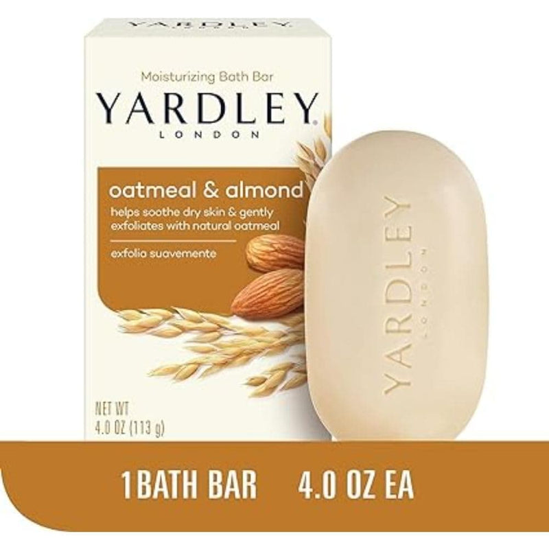 Yardley Oatmeal and Almond Bar Soap, Oatmeal & Almond, 4 Ounce - Premium Soaps from Brand: Yardley - Just $7.99! Shop now at Handbags Specialist Headquarter