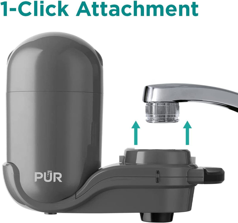 PUR PLUS Faucet Mount Water Filtration System, Gray – Vertical Faucet Mount for Crisp, Refreshing Water, FM2500V - Premium alkaline water Filter from Visit the PUR Store - Just $39.98! Shop now at Handbags Specialist Headquarter