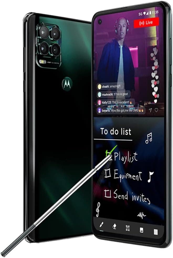 Motorola Moto G Stylus 5G | 2021 | 2-Day Battery | Unlocked | Made for US 4/128GB | 48MP Camera | Cosmic Emerald - Premium Cell phone from Visit the Motorola Store - Just $216.99! Shop now at Handbags Specialist Headquarter