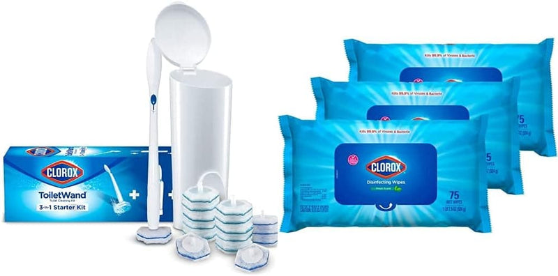 Original Clorox Cleaning System, ToiletWand, Storage Caddy, 6 Refill Heads (Package May Vary) - Premium Bath and body from Visit the Clorox Store - Just $19.99! Shop now at Handbags Specialist Headquarter