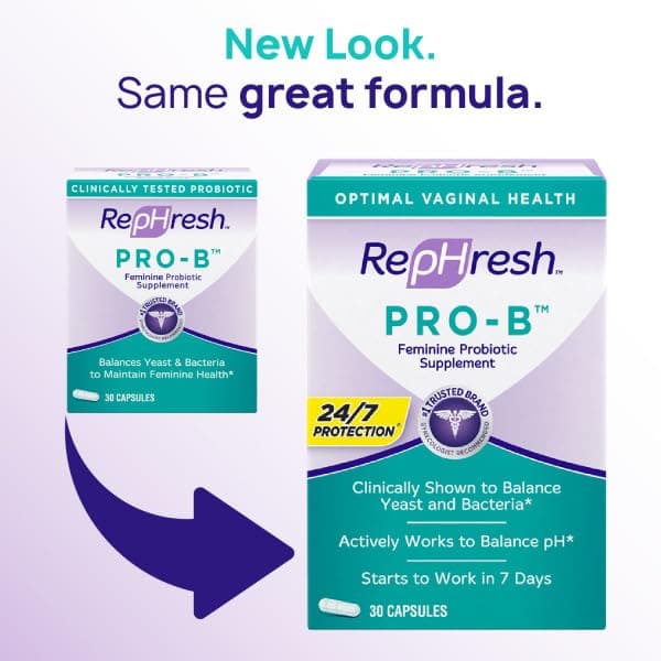 RepHresh Pro-B Probiotic Supplement for Women, 30 Oral Capsules - Premium Vitamins, Minerals & Supplements from Visit the Rephresh Store - Just $33.58! Shop now at Handbags Specialist Headquarter