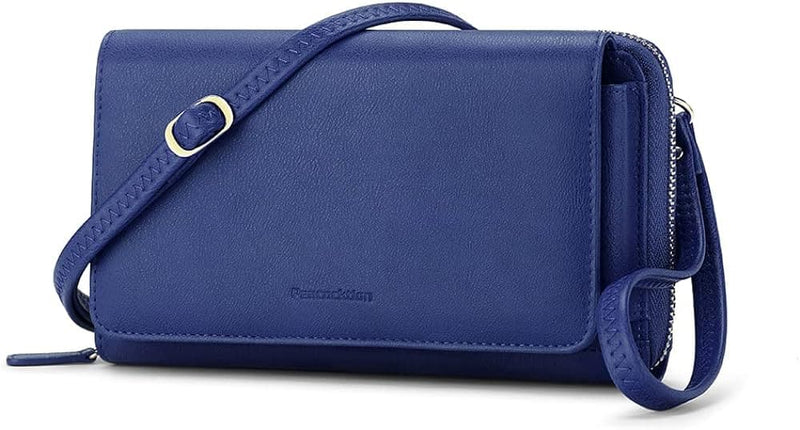 Peacocktion Women Wallet Purse Credit Card Holder with RFID, Large Capacity Crossbody Wristlet Clutch 2 Straps - Premium Wristlets from Visit the Peacocktion Store - Just $53.99! Shop now at Handbags Specialist Headquarter