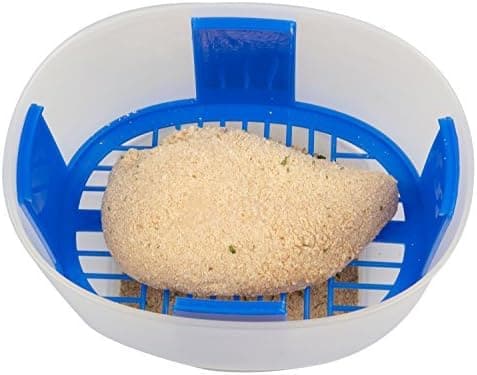 The Original Better Breader Bowl- All-in-One Mess-Free Batter Breading Station for Home & On-the-Go- Pour Seasoning, Add Meat or Veggies & Shake for Perfect Coating- Durable & Reusable for Meal Prep - Premium Cookware from Visit the COOK'S CHOICE Store - Just $29.99! Shop now at 