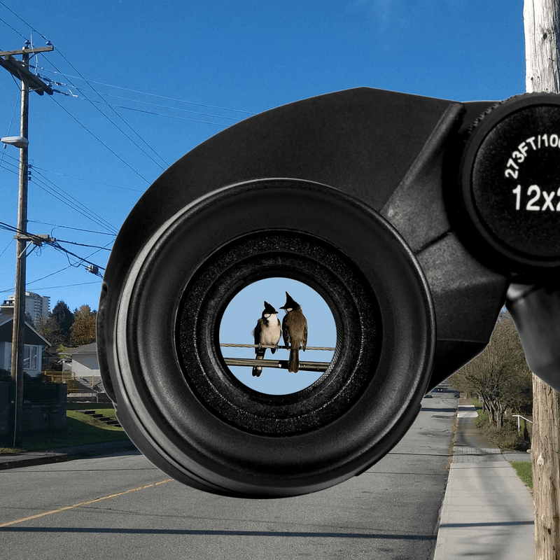 Occer 12X25 Compact Binoculars with Clear Low Light Vision, Large Eyepiece Waterproof Binocular for Adults Kids,High Power Easy Focus Binoculars for Bird Watching,Outdoor Hunting,Travel,Sightseeing - Premium  from occer - Just $61.03! Shop now at Handbags Specialist Headquarter