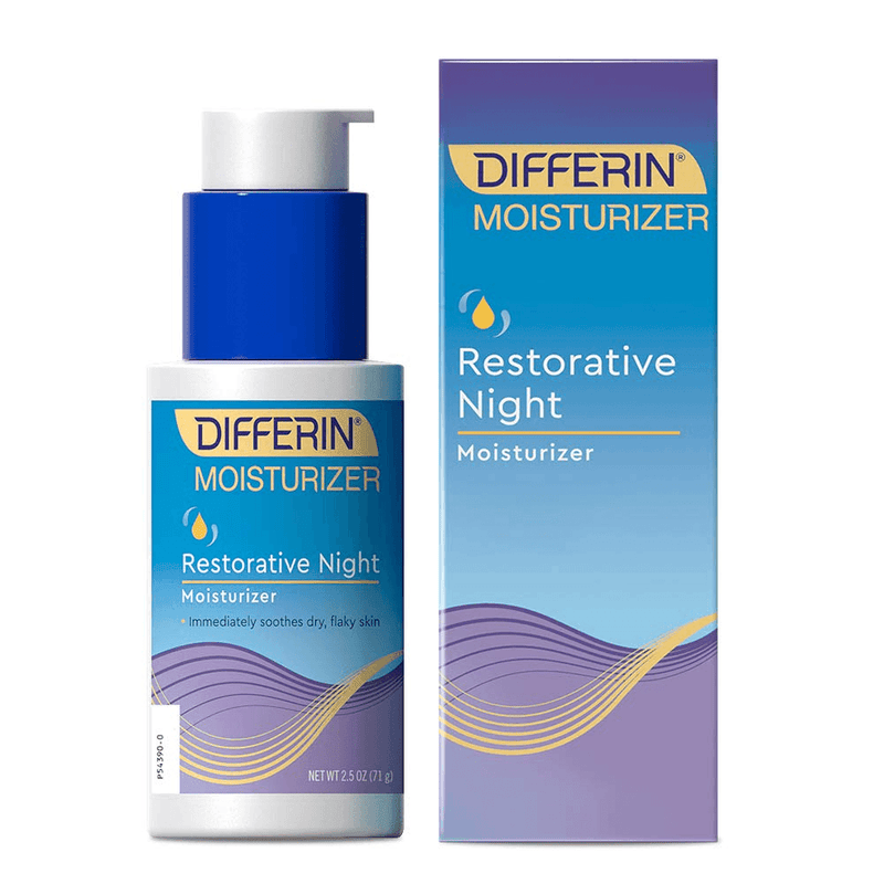Night Cream with Hyaluronic Acid by the Makers of Differin Gel, Restorative Night Moisturizer, Gentle Skin Care for Acne Prone Sensitive Skin, 2.5 Oz - Premium  from Differin - Just $24.12! Shop now at Handbags Specialist Headquarter