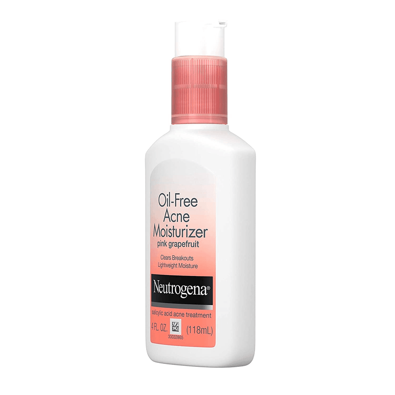 Neutrogena Oil Free Acne Facial Moisturizer With.5% Salicylic Acid Acne Treatment, Pink Grapefruit Acne Fighting Face Lotion for Breakouts, Non-Greasy & Non-Comedogenic, 4 Fl. Oz - Premium  from Johnson & Johnson - Just $19.25! Shop now at Handbags Specialist Headquarter