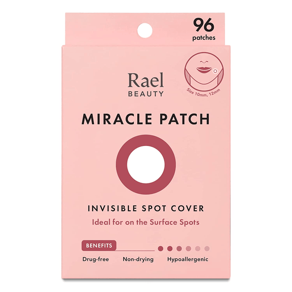 Rael Miracle Invisible Spot Cover - Hydrocolloid, Acne Pimple Absorbing Cover, Blemish Spot, Skin Care, Facial Stickers, 2 Sizes (96 Count) - Premium  from Rael - Just $30.64! Shop now at Handbags Specialist Headquarter