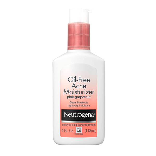 Neutrogena Oil Free Acne Facial Moisturizer With.5% Salicylic Acid Acne Treatment, Pink Grapefruit Acne Fighting Face Lotion for Breakouts, Non-Greasy & Non-Comedogenic, 4 Fl. Oz - Premium  from Johnson & Johnson - Just $26.20! Shop now at Handbags Specialist Headquarter