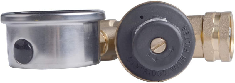Hydro Master Water Pressure Regulator Brass Valve with Gauge for RV Camper, Pressure Range 0-160PSI / 0-11Bar - Premium Water Treatment from Visit the HYDRO MASTER Store - Just $35.98! Shop now at Handbags Specialist Headquarter