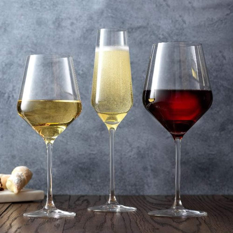 JoyJolt Layla White Wine Glasses, Set of 4 Italian Glasses, 13.5 oz Clear – Made in Europe - Premium DECOR from Visit the JoyJolt Store - Just $39.99! Shop now at Handbags Specialist Headquarter