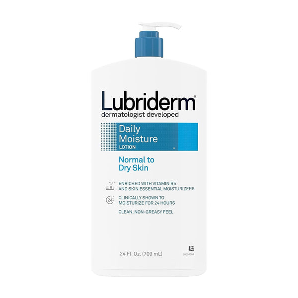 Lubriderm Daily Moisture Hydrating Body and Hand Lotion To Help Moisturize Dry Skin with Pro-Vitamin B5 For Healthy-Looking Skin, Non-Greasy, 24 fl. oz - Premium Bathroom from Visit the Lubriderm Store - Just $11.99! Shop now at Handbags Specialist Headquarter
