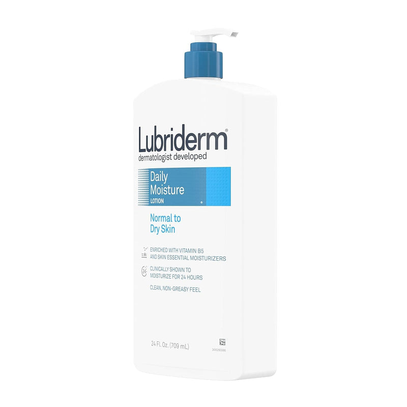 Lubriderm Daily Moisture Hydrating Body and Hand Lotion To Help Moisturize Dry Skin with Pro-Vitamin B5 For Healthy-Looking Skin, Non-Greasy, 24 fl. oz - Premium Bathroom from Visit the Lubriderm Store - Just $11.99! Shop now at Handbags Specialist Headquarter