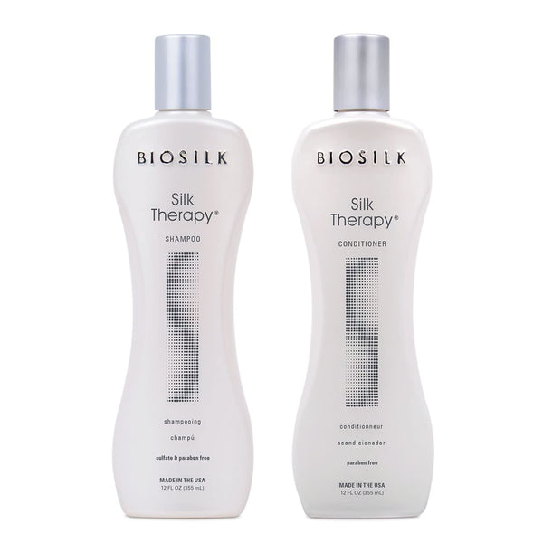 BIOSILK Silk Therapy Duo Set Shampoo and Conditioner - 12 Fl Oz (Pack of 2) - Premium Bath and body Towel Set from Visit the BioSilk Store - Just $24.99! Shop now at Handbags Specialist Headquarter