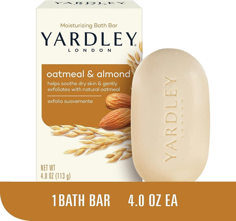Yardley Oatmeal and Almond Bar Soap, Oatmeal & Almond, 4 Ounce - Premium Soaps from Brand: Yardley - Just $2.99! Shop now at Handbags Specialist Headquarter