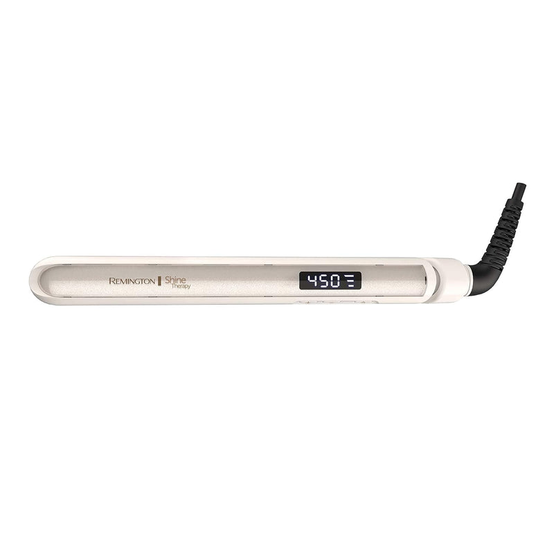 Remington Shine Therapy 1 inch Hair Straightener Iron, Flat Iron for Hair Infused with Argan Oil & Keratin, Professional Ceramic Flat Iron for Less Frizz, Shinier & Smoother Hair, Hair Styling Tools - Premium Hair Accessories from Visit the Remington Store - Just $39.99! Shop now at Handbags Specialist Headquarter