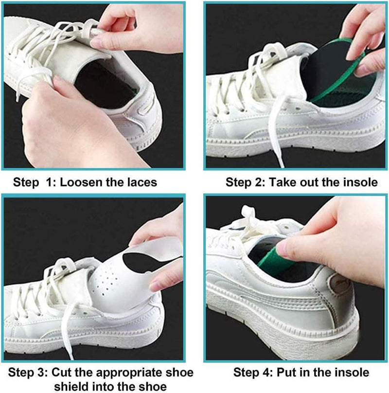 Doni 2 Pair - Shoes Crease Protector Against Shoe Creases, for Running Casual Shoes Toe Box Crease Protector, Soft Material, for Women's US Size 5-8.5 - Premium Shoe Insoles from Visit the Doni Store - Just $17.99! Shop now at Handbags Specialist Headquarter