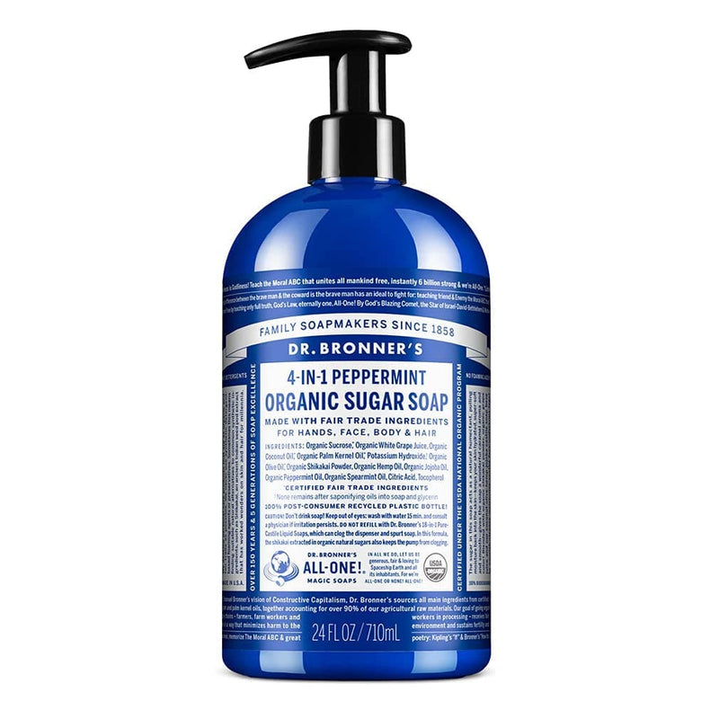 Dr. Bronner's - Pure-Castile Liquid Soap (8 oz Variety Pack) Peppermint, Lavender, Almond & Baby Unscented - Made with Organic Oils, 18-in-1 Uses: Face, Body, Hair, Laundry, Pets and Dishes | 4 Count - Premium Soaps from Visit the Dr. Bronner's Store - Just $12.99! Shop now at Handbags Specialist Headquarter