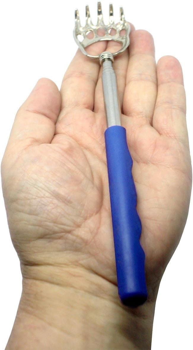 RMS 5 Pack Telescoping Back Scratcher - Extendable Telescope Back Scratchers - Bear Claw Metal Telescopic Backscratcher Eliminating Back Itching in Black, Blue, Green, Purple, Red Color - Premium Health Care from Visit the RMS Store - Just $17.99! Shop now at Handbags Specialist Headquarter