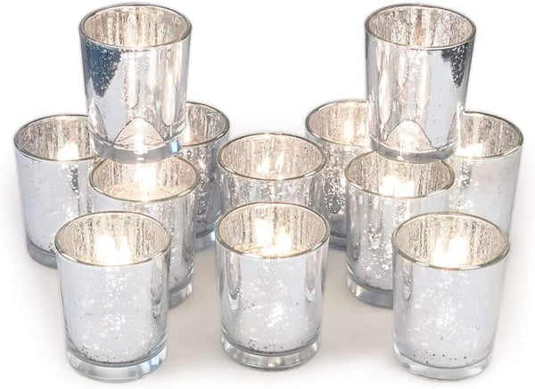 Volens Gold Votive Candle Holders Bulk, Mercury Glass Tealight Candle Holder Set of 12 for Wedding Decor and Home Decor - Premium Candles & Accessories from Visit the Volens Store - Just $31.99! Shop now at Handbags Specialist Headquarter