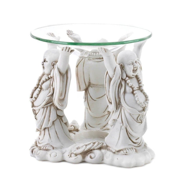 Happy Buddha Oil Warmer Zen and Great Aroma to Your Living Space with This Trio of Happy Buddha - Premium Beauty from Buddha - Just $25.27! Shop now at Handbags Specialist Headquarter