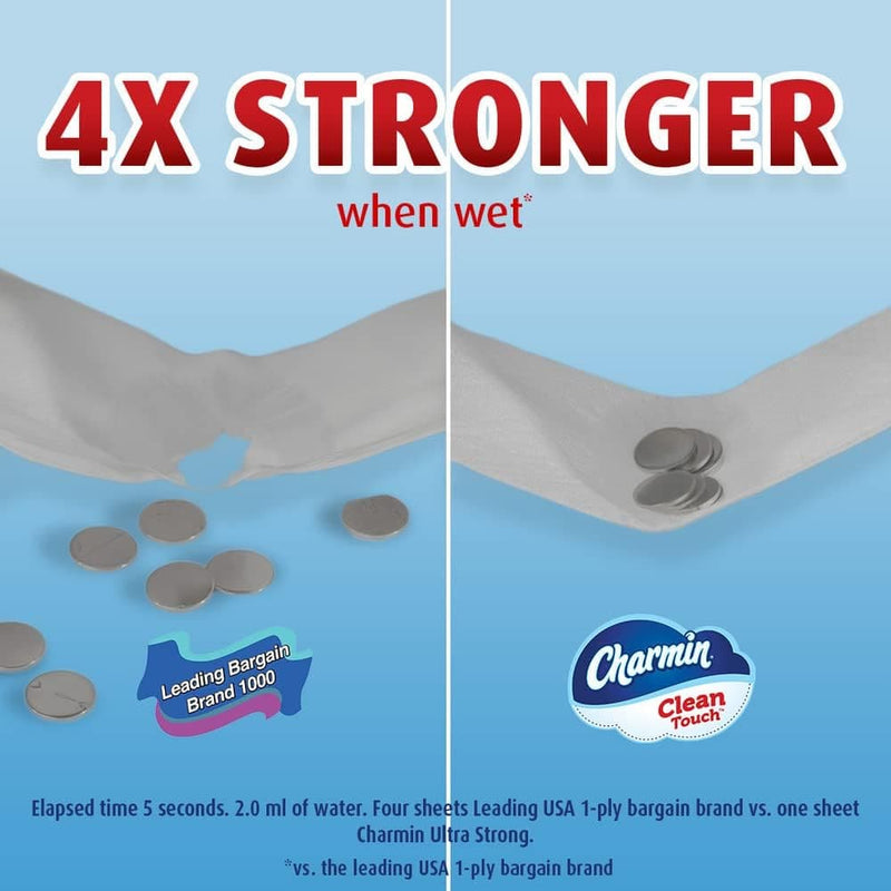 Charmin Ultra Strong Clean Touch Toilet Paper, 24 Family Mega Rolls = 123 Regular Rolls - Premium Toilet Paper from Visit the Charmin Store - Just $50.99! Shop now at Handbags Specialist Headquarter