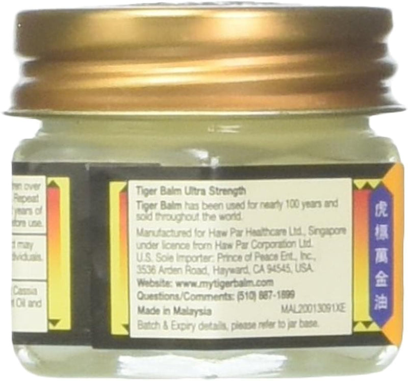 Tiger Balm Ultra Strength Pain Relieving Ointment Non-Staining 18 gm - Premium Health Care from Visit the Tiger Balm Store - Just $12.99! Shop now at Handbags Specialist Headquarter