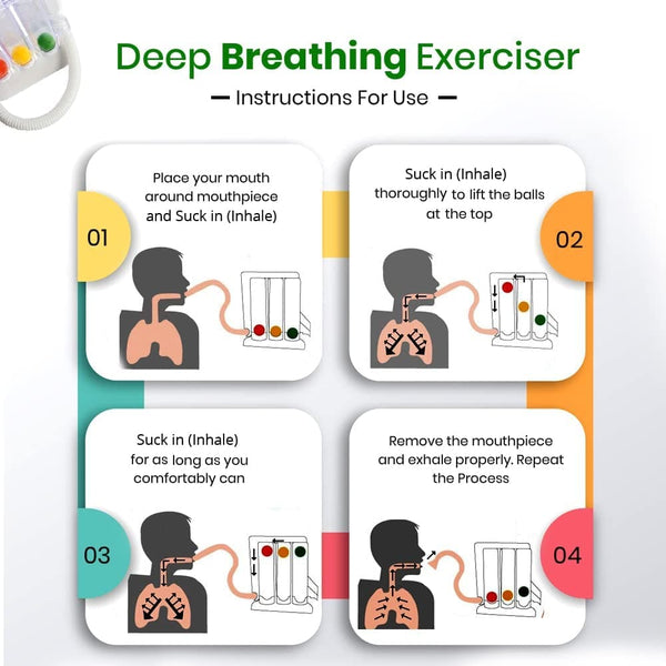 HealthAndYoga(TM) Deep Breathing Exerciser - Breath Exercise Measurement System - Premium Health from Visit the SoulGenie Store - Just $39.90! Shop now at Handbags Specialist Headquarter