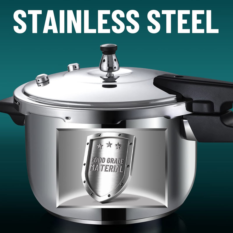 WantJoin Stainless Steel Pressure Cooker - Fast, Safe, and Versatile - Premium COOKWARE from Visit the WantJoin Store - Just $110.99! Shop now at Handbags Specialist Headquarter