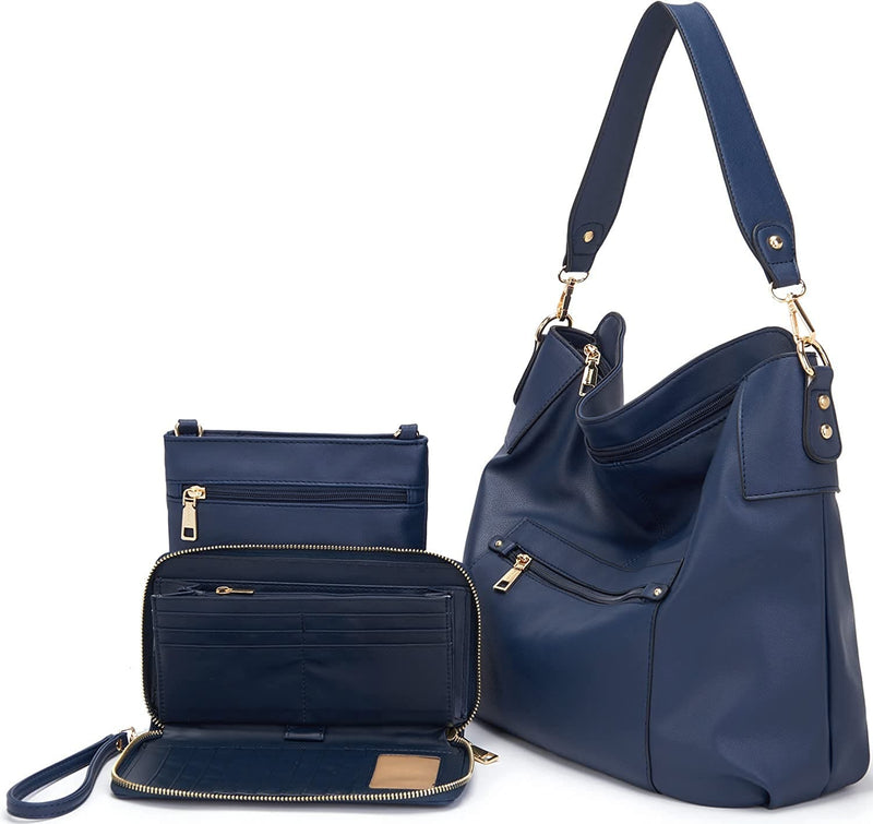 Large Crossbody Bags Ladies Shoulder Handbags Purse Wallet Set - Premium Handbags from Visit the Idesort Store - Just $60.99! Shop now at Handbags Specialist Headquarter