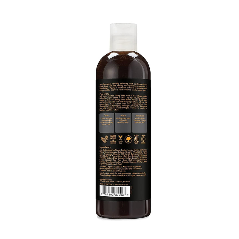 SheaMoisture African Black Soap Body Wash | 13 oz | Pack of 2 - Premium BATH AND BODY Towel Set from Visit the SheaMoisture Store - Just $29.99! Shop now at Handbags Specialist Headquarter