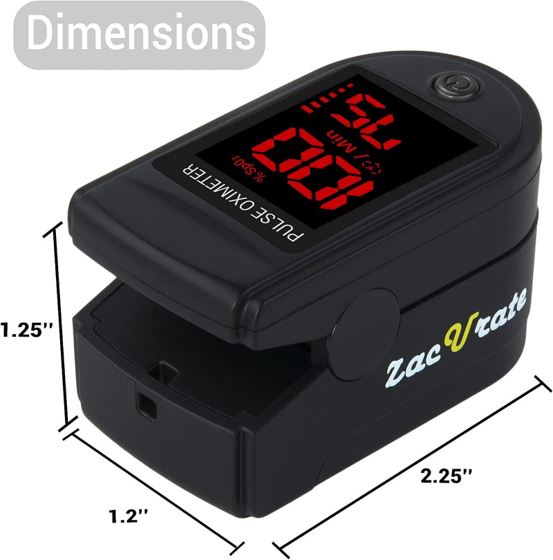 Zacurate Pro Series 500DL Pulse Oximeter - Accurate Blood Oxygen Monitor - Premium Health from Visit the Zacurate Store - Just $31.17! Shop now at Handbags Specialist Headquarter