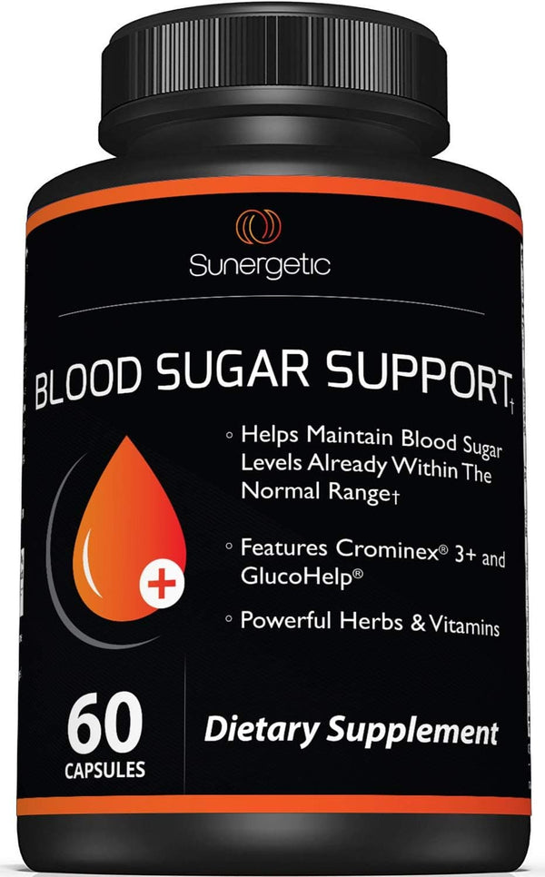 Premium Blood Sugar Support Supplement–Supports Healthy Blood Sugar Levels Already Within Normal Range – Includes Bitter Melon Extract, Vanadium, Chromium, Cinnamon, & Alpha Lipoic Acid-60 Capsules - Premium Health Care from Visit the Sunergetic Store - Just $31.99! Shop now at Handbags Specialist Headquarter