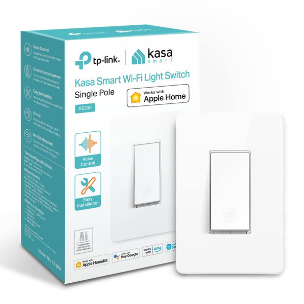 Kasa Smart Light Switch HS200, Single Pole, Needs Neutral Wire, 2.4GHz Wi-Fi Light Switch Works with Alexa and Google Home, UL Certified, No Hub Required , White - Premium Indoor Lighting from Visit the TP-Link Store - Just $24.99! Shop now at Handbags Specialist Headquarter