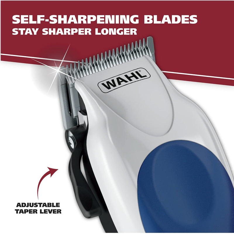Wahl Clipper USA Color Pro Complete Haircutting Kit with Easy Color Coded Guide Combs - Corded Clipper for Hair Clipping & Grooming Men, Women, & Children - Model 79300-1001M - Premium Hair Cutting Tools from Visit the WAHL Store - Just $47.99! Shop now at Handbags Specialist Headquarter