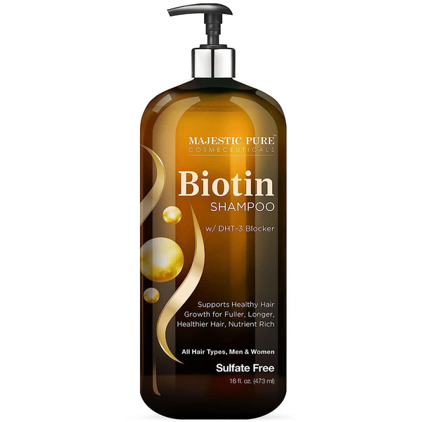 Majestic Pure Biotin Shampoo for Hair Growth - Volumizing Shampoo for Hair Loss - with DHT-3 Blocker - Hydrating & Nourishing - Sulfate Free, for Men & Women - Thin Hair Shampoo - 16 fl oz - Premium Shampoo from Visit the MAJESTIC PURE Store - Just $28.99! Shop now at Handbags Specialist Headquarter