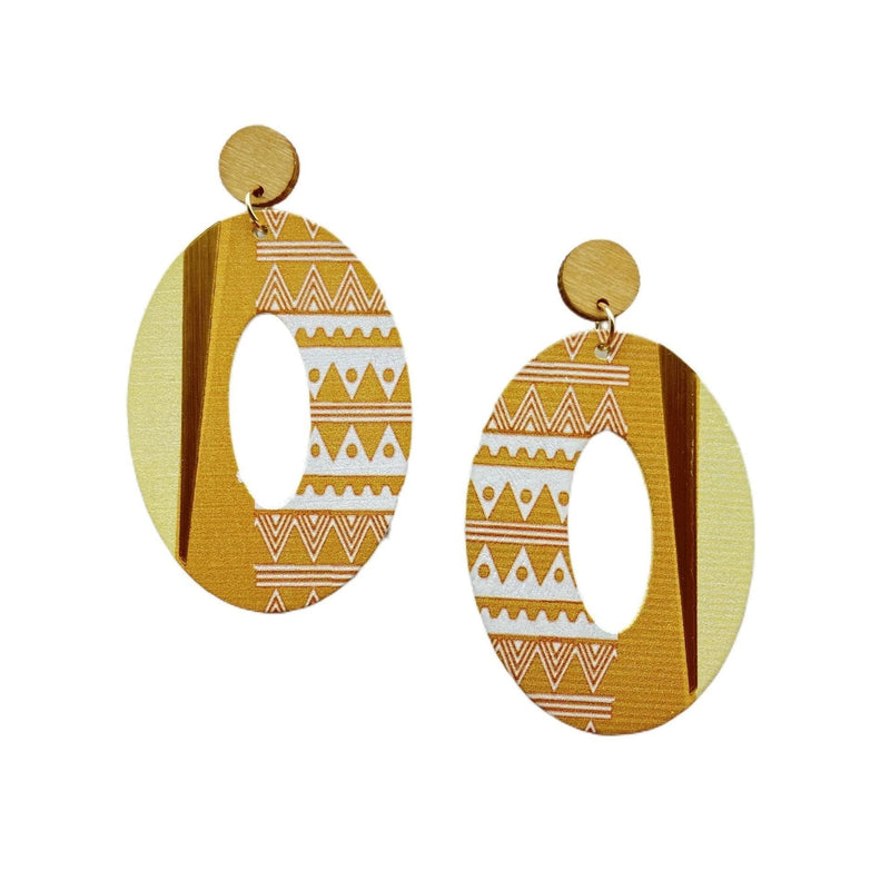 Jewelry Vintage Indian Jewelry Ancient Wood Earrings Fashion - Premium earring from eprolo - Just $23.99! Shop now at Handbags Specialist Headquarter
