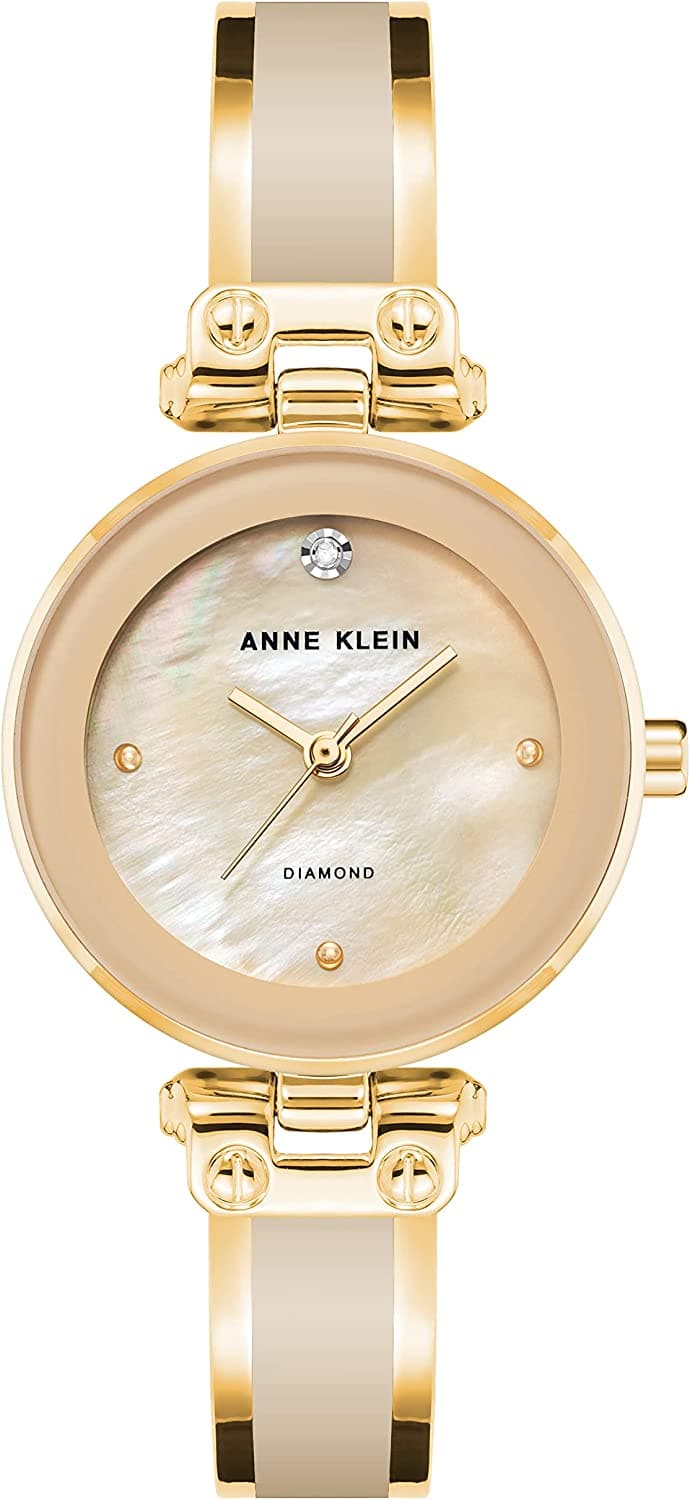 Women's Genuine Diamond Dial Bangle Watch - Premium Women Watches from . - Just $39.99! Shop now at Handbags Specialist Headquarter