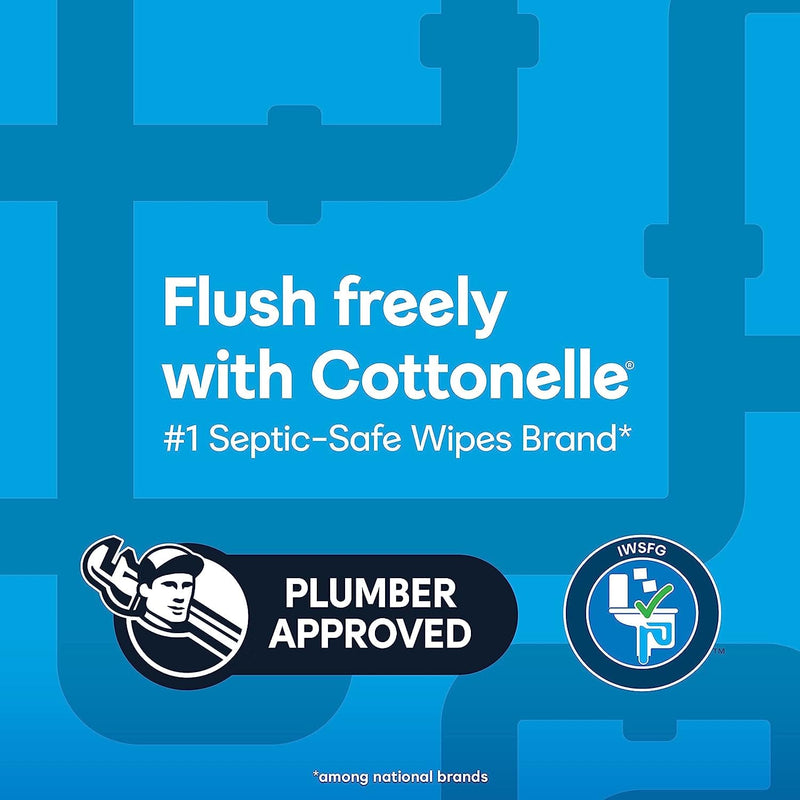 Cottonelle Freshfeel Flushable Wet Wipes, Adult Wet Wipes, 8 Flip-Top Packs, 42 Wipes per Pack (8 Packs of 42) (336 Total Flushable Wipes), Packaging May Vary - Premium Bathroom from Visit the Cottonelle Store - Just $28.99! Shop now at Handbags Specialist Headquarter