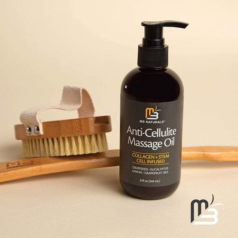 Anti Cellulite Massage Oil and Sore Muscle Body Oil | Massage Oil for Massage Therapy | Collagen and Stem Cell Skin Tightening Cellulite Cream and Massage Lotion for Women 8 Fl Oz by M3 Naturals - Premium Health Care from Visit the M3 Naturals Store - Just $28.99! Shop now at Handbags Specialist Headquarter