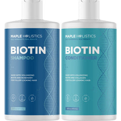 Volumizing Biotin Shampoo and Conditioner Set - Sulfate Free Shampoo and Conditioner for Dry Damaged Hair Care - Thinning Hair Shampoo and Conditioner with Nourishing Biotin and Rosemary Oil (8oz) - Premium Hair Loss Products from Visit the Maple Holistics Store - Just $36.72! Shop now at Handbags Specialist Headquarter
