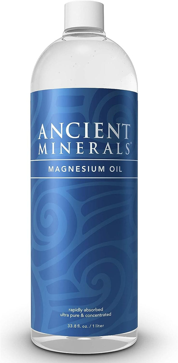 Ancient Minerals Magnesium Oil spray bottle, high concentration topical genuine zechstein magnesium chloride topical magnesium (4fl oz) - Premium Oil from Visit the Ancient Minerals Store - Just $20.75! Shop now at Handbags Specialist Headquarter