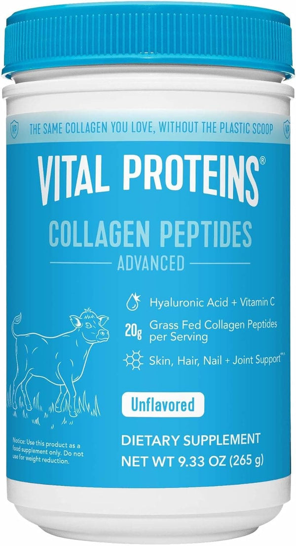 Vital Proteins Collagen Peptides Powder with Hyaluronic Acid and Vitamin C, Unflavored, 20 oz - Premium Vitamins, Minerals & Supplements from Visit the Vital Proteins Store - Just $49.60! Shop now at Handbags Specialist Headquarter