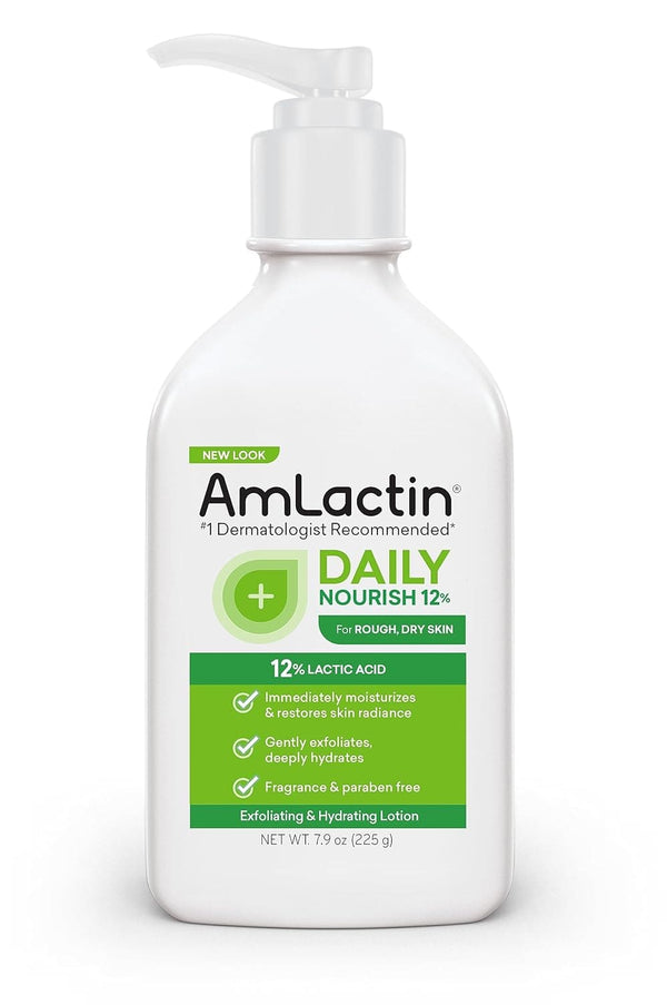 AmLactin Daily Moisturizing Lotion for Dry Skin – 14.1 oz Pump Bottle – 2-in-1 Exfoliator-Body Lotion with 12% Lactic Acid, Dermatologist-Recommended (Packaging May Vary) - Premium Body Lotion from Visit the AmLactin Store - Just $16.99! Shop now at Handbags Specialist Headquarter
