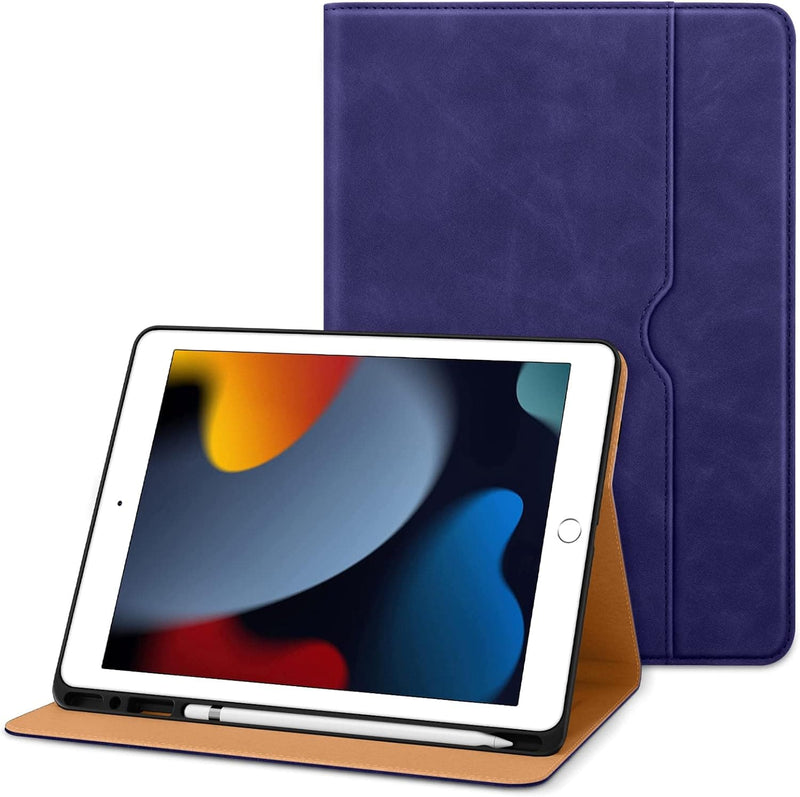 DTTO iPad 9th/8th/7th Generation 10.2 Inch Case 2021/2020/2019, Premium Leather Business Folio Stand Cover with Built-in Apple Pencil Holder - Auto Wake/Sleep and Multiple Viewing Angles, Dark Brown - Premium Climate Pledge Friendly: Computers from Visit the DTTO Store - Just $19.99! Shop now at Handbags Specialist Headquarter