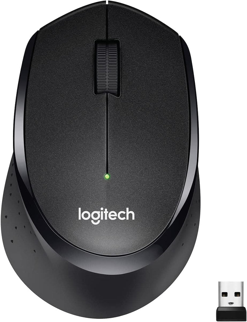 Logitech M330 SILENT PLUS Wireless Mouse, 2.4GHz with USB Nano Receiver, 1000 DPI Optical Tracking, 2-year Battery Life, Compatible with PC, Mac, Laptop, Chromebook - Black - Premium Climate Pledge Friendly: Computers from Visit the Logitech Store - Just $34.99! Shop now at Handbags Specialist Headquarter
