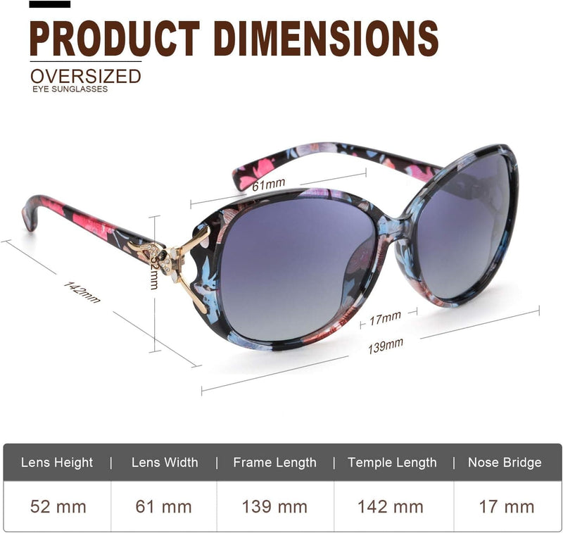FIMILU Sunglasses for Women Trendy Polarized Sunglasses Oversized Big Sun Glasses Ladies Shades UV Protection - Premium Women's Sunglasses from Visit the FIMILU Store - Just $23.99! Shop now at Handbags Specialist Headquarter