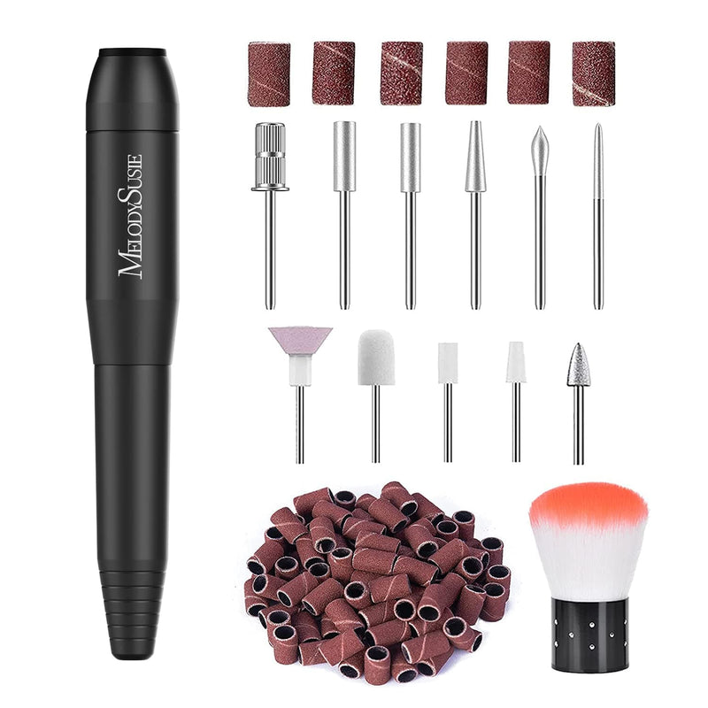 MelodySusie Electric Nail Drill Machine 11 in 1 Kit, Portable Electric Nail File Efile Set for Acrylic Gel Nails, Manicure Pedicure Tool with Nail Drill Bits Sanding Bands Dust Brush, Gold - Premium Hand, Foot & Nail Tools from Visit the MelodySusie Store - Just $31.99! Shop now at Handbags Specialist Headquarter