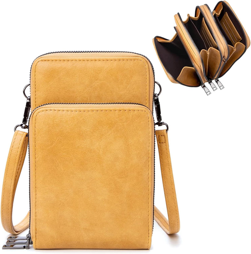 myfriday Small Crossbody Cell Phone Bag for Women, Mini Over Shoulder Handbag Purse with Credit Card Slots - Premium Crossbody Bags from Visit the myfriday Store - Just $31.99! Shop now at Handbags Specialist Headquarter