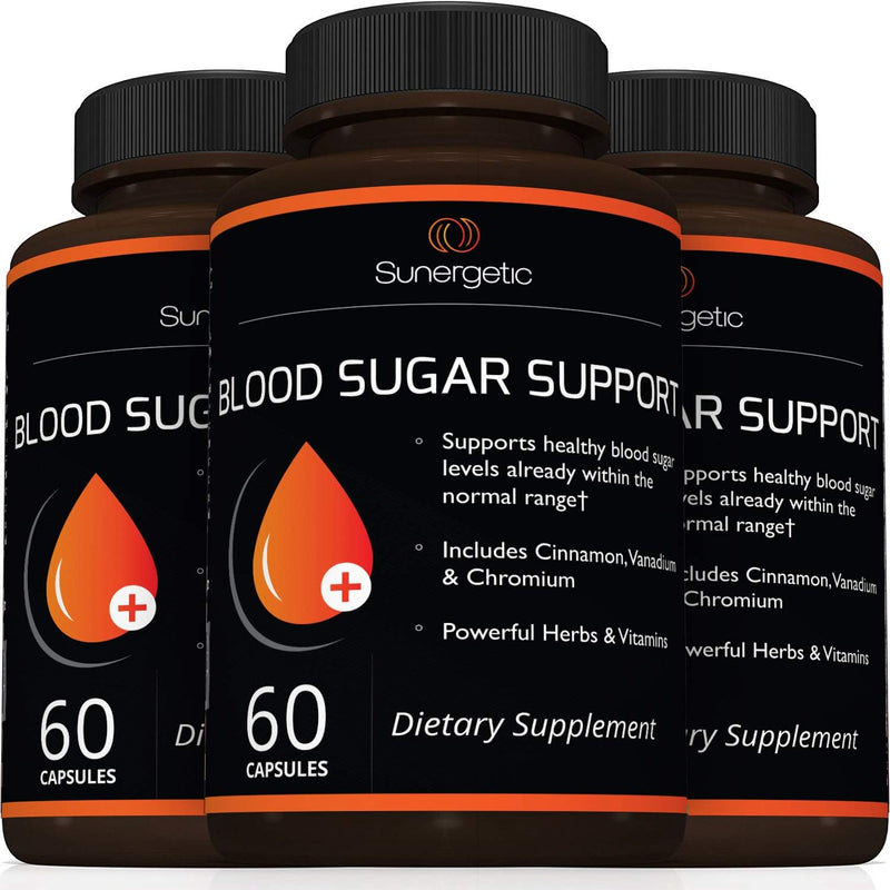Premium Blood Sugar Support Supplement–Supports Healthy Blood Sugar Levels Already Within Normal Range – Includes Bitter Melon Extract, Vanadium, Chromium, Cinnamon, & Alpha Lipoic Acid-60 Capsules - Premium Health Care from Visit the Sunergetic Store - Just $31.99! Shop now at Handbags Specialist Headquarter